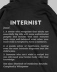 Definition Of Internist - Personalized Unisex Zip Hoodie