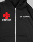 Definition Of Internist - Personalized Unisex Zip Hoodie