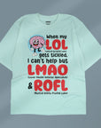 LOL, LMAO & ROFL - Unisex Oversized T-shirt