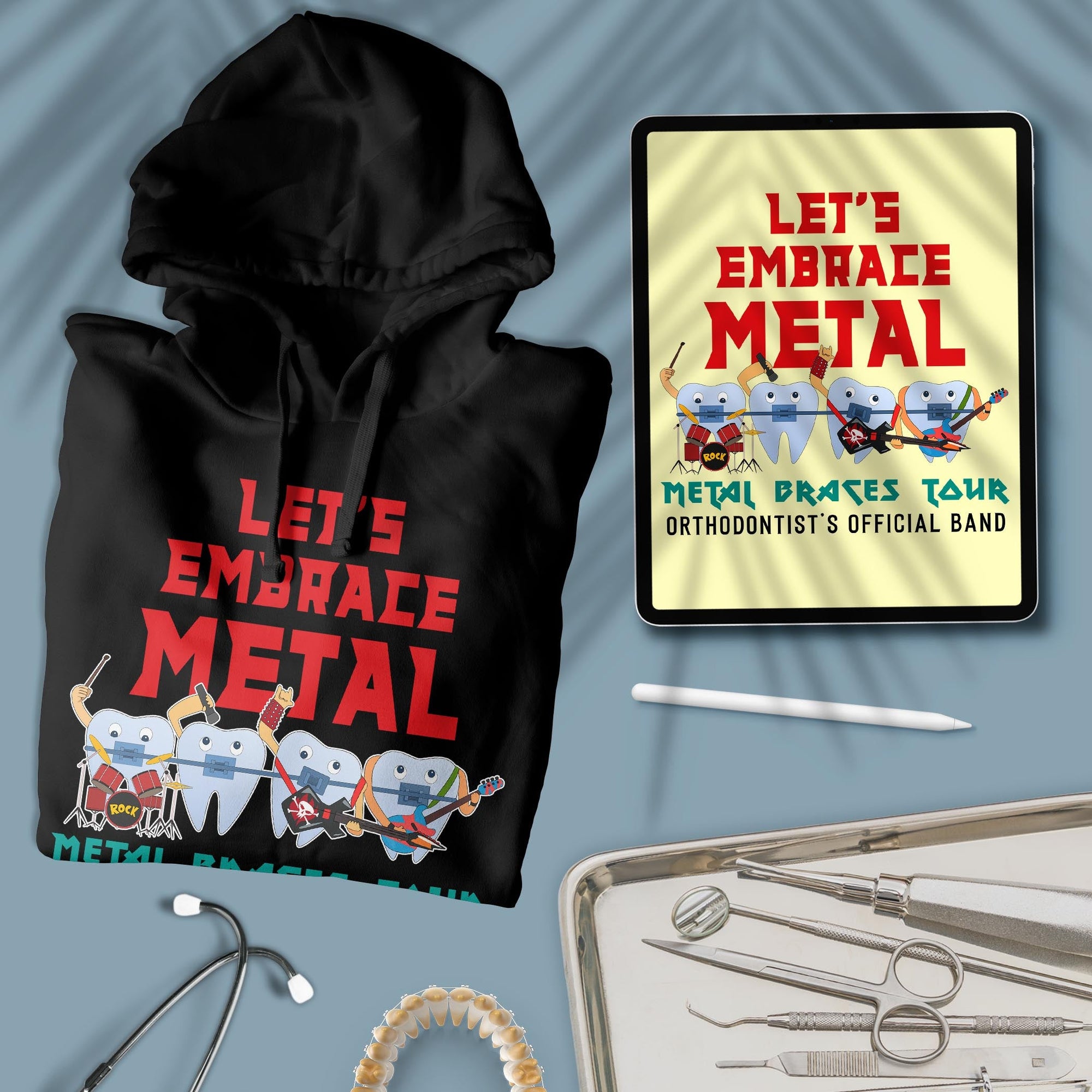 Let's Embrace Metal - Unisex Hoodie