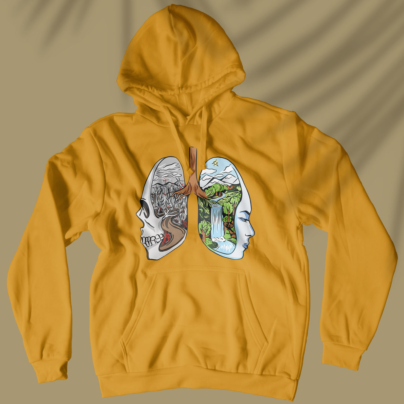 Lung Topography - Unisex Hoodie