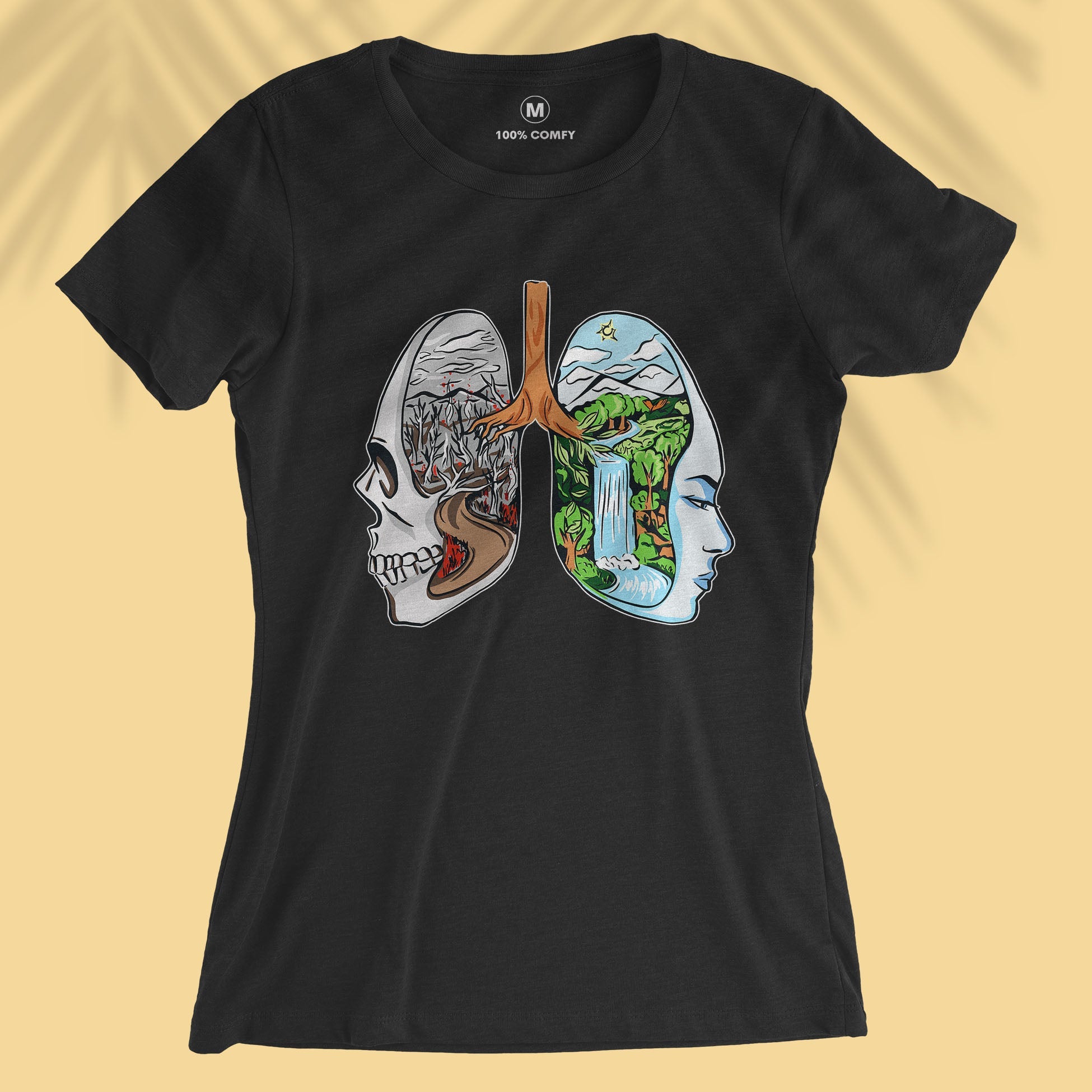 Lung Topography - Women T-shirt