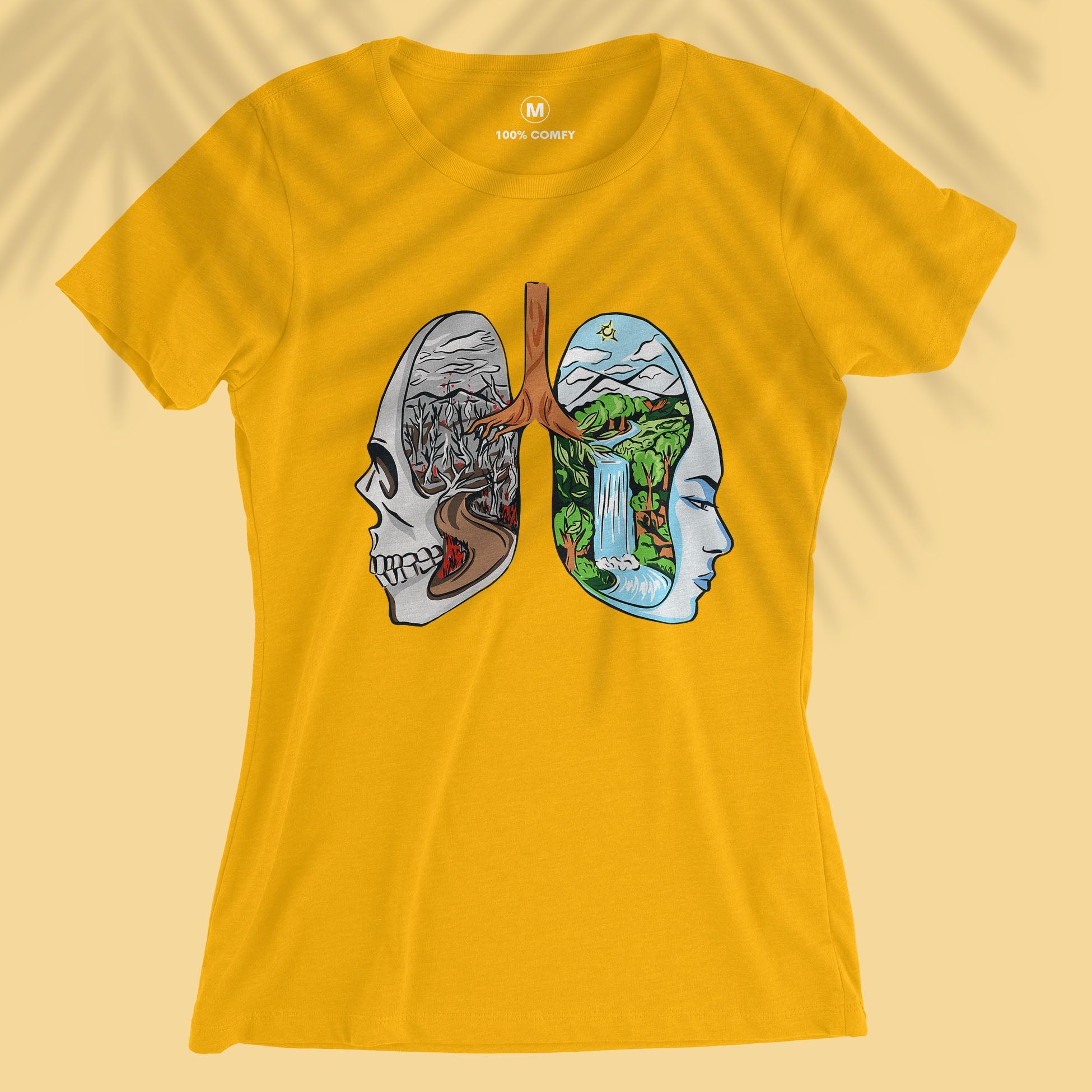 Lung Topography - Women T-shirt