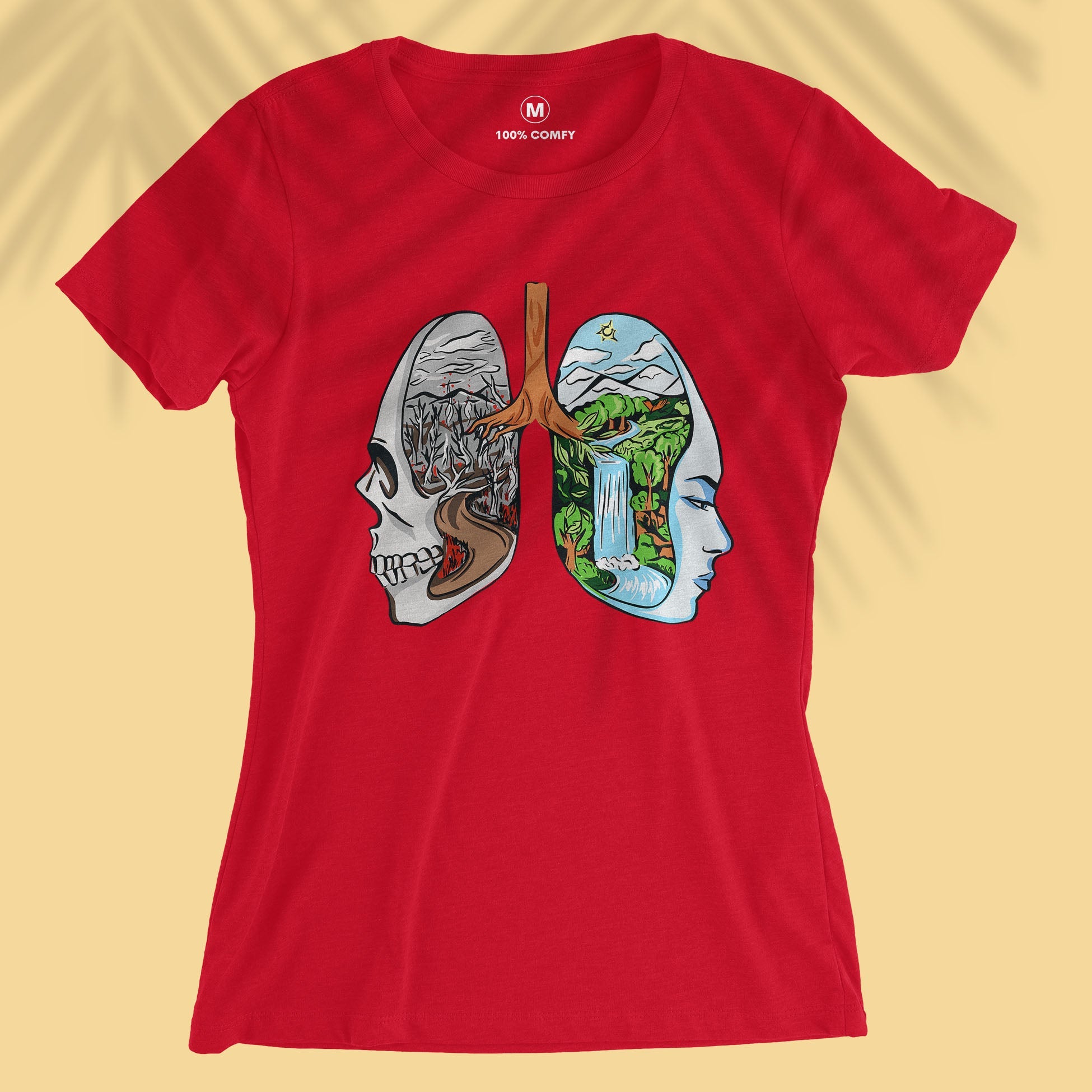 Lung Topography - Women T-shirt