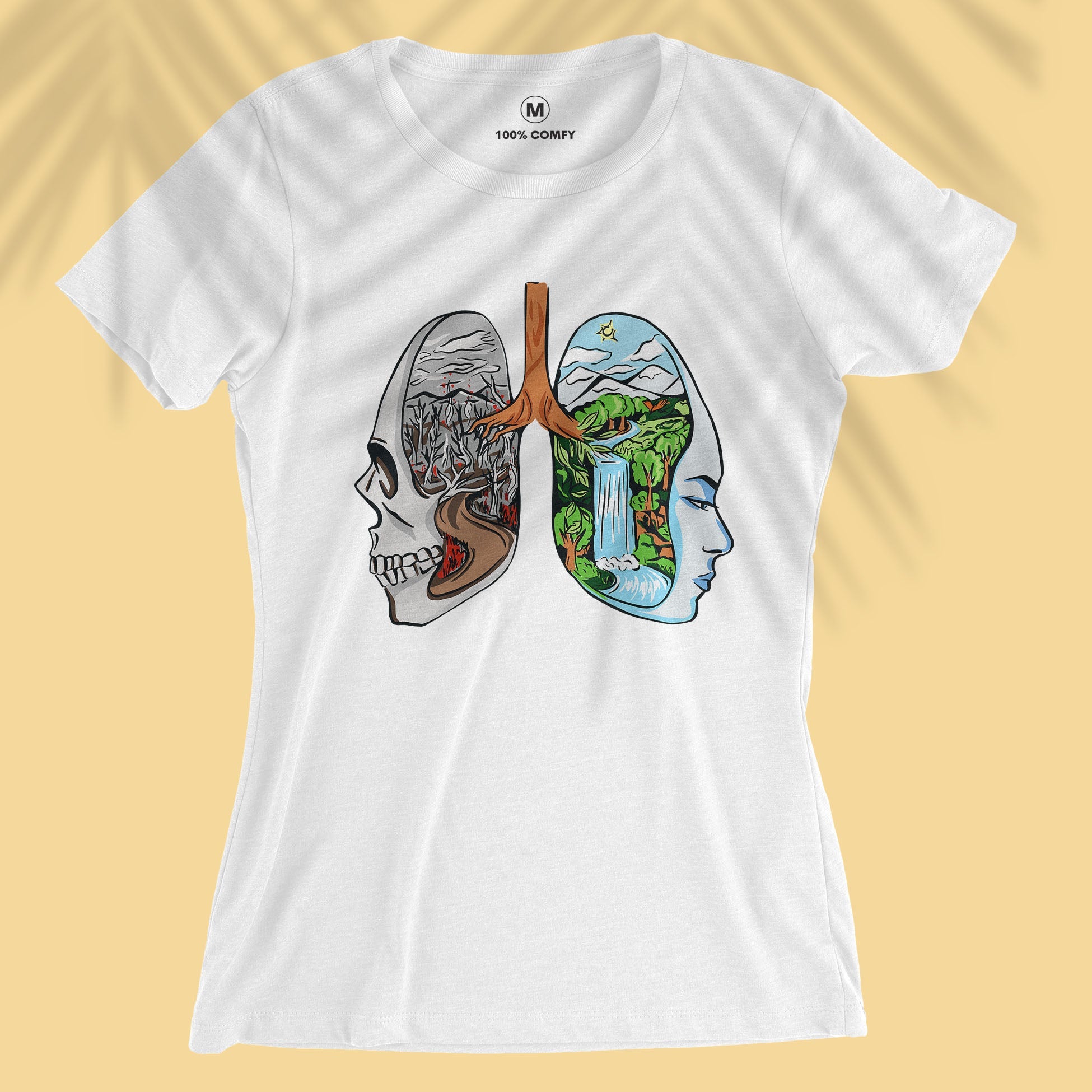 Lung Topography - Women T-shirt