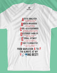 Mapleson A to F - Unisex T-shirt