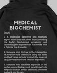 Definition Of Medical Biochemist - Personalized Unisex Zip Hoodie