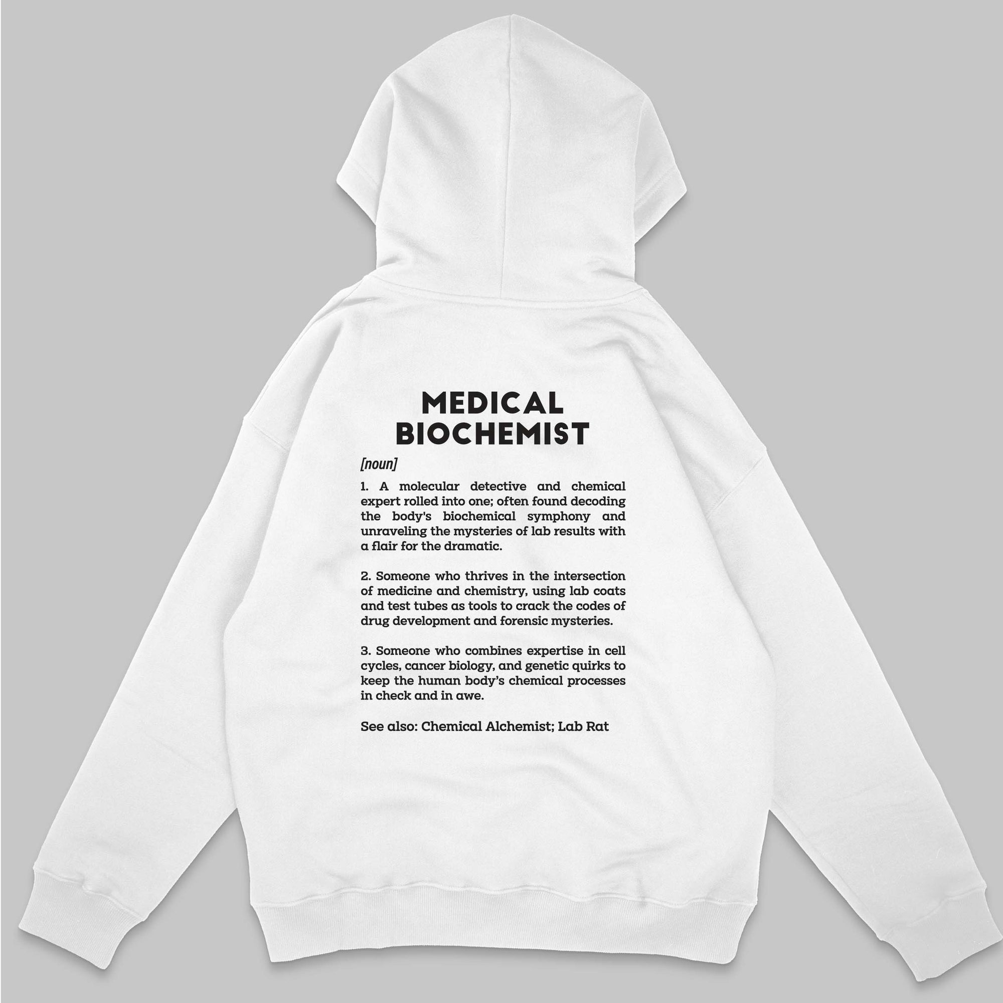 Definition Of Medical Biochemist - Personalized Unisex Zip Hoodie