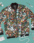 Medicine Doodle - Unisex Printed Jacket