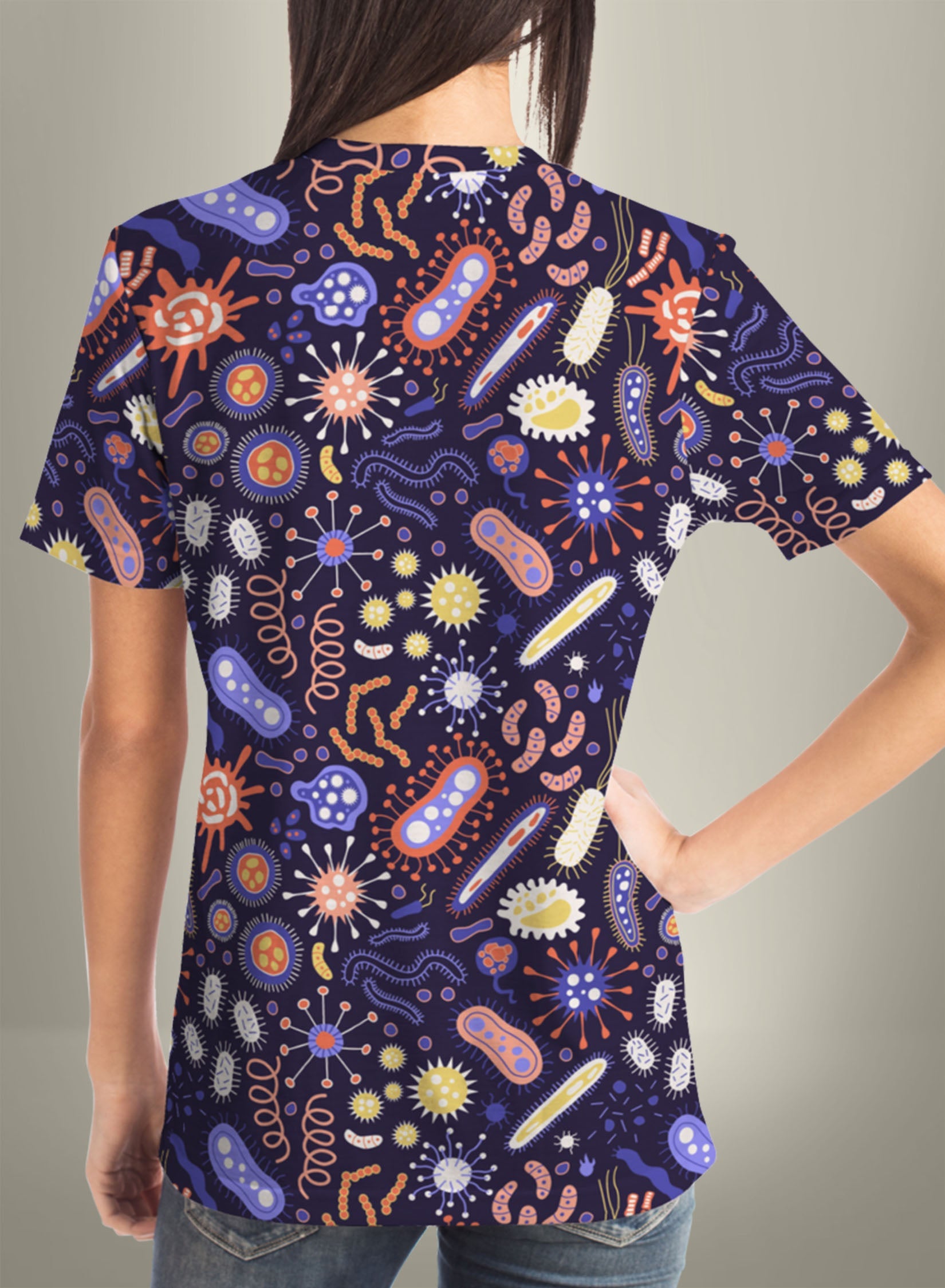 Microbes - Unisex Printed T-shirt
