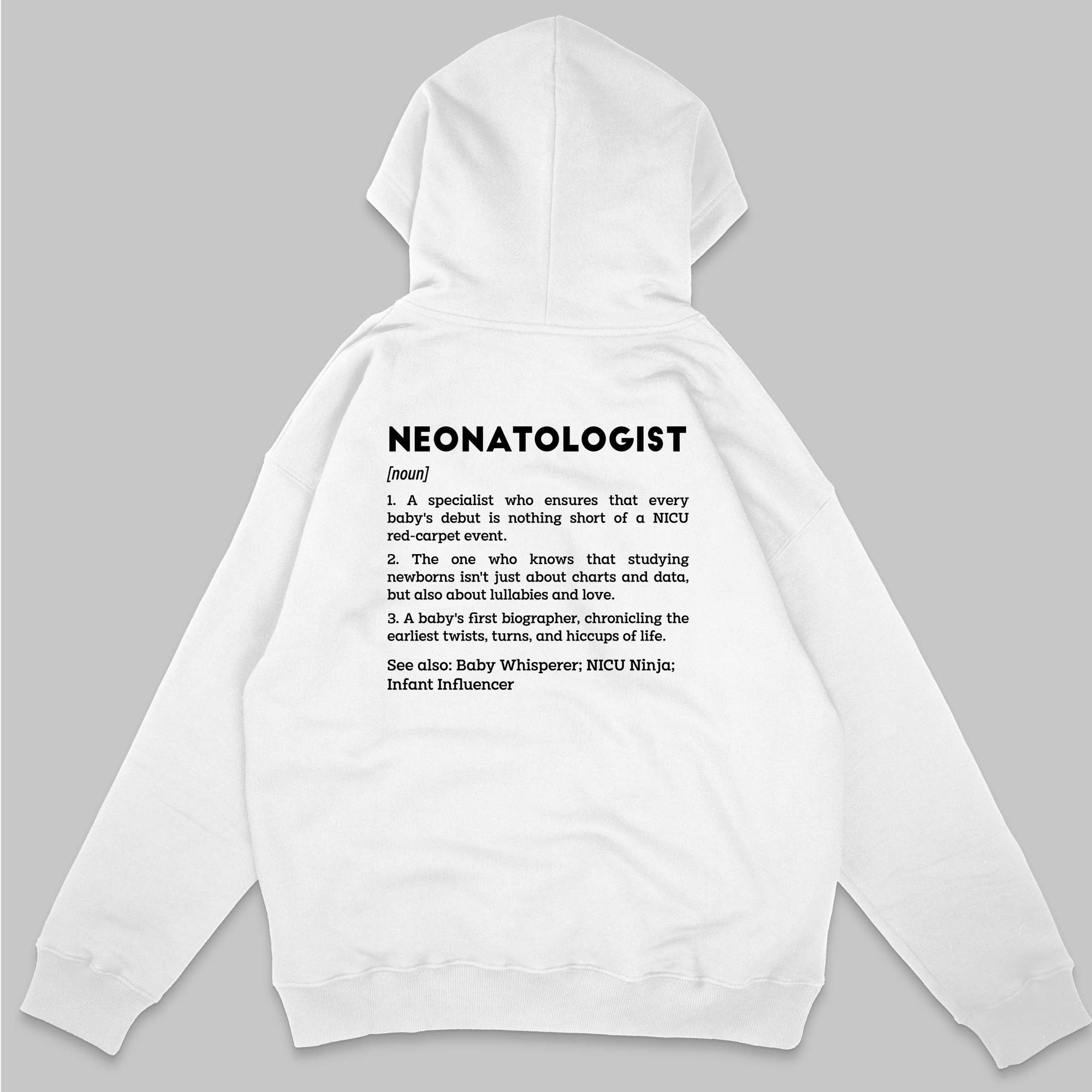 Definition Of Neonatologist - Personalized Unisex Zip Hoodie
