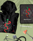 Neurologist - Rod of Asclepius - Unisex Hoodie