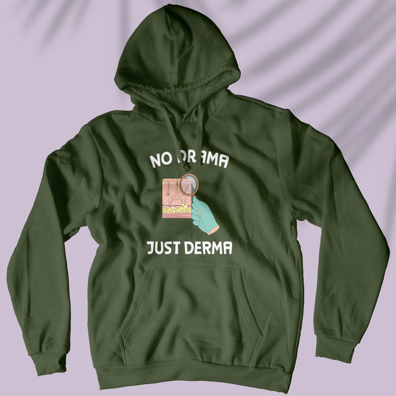 No Drama Just Derma - Unisex Hoodie