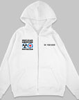 Definition Of Nuclear Medicine Physician - Personalized Unisex Zip Hoodie