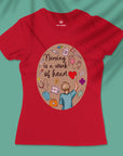 Nursing Is A Work Of Heart - Women T-shirt