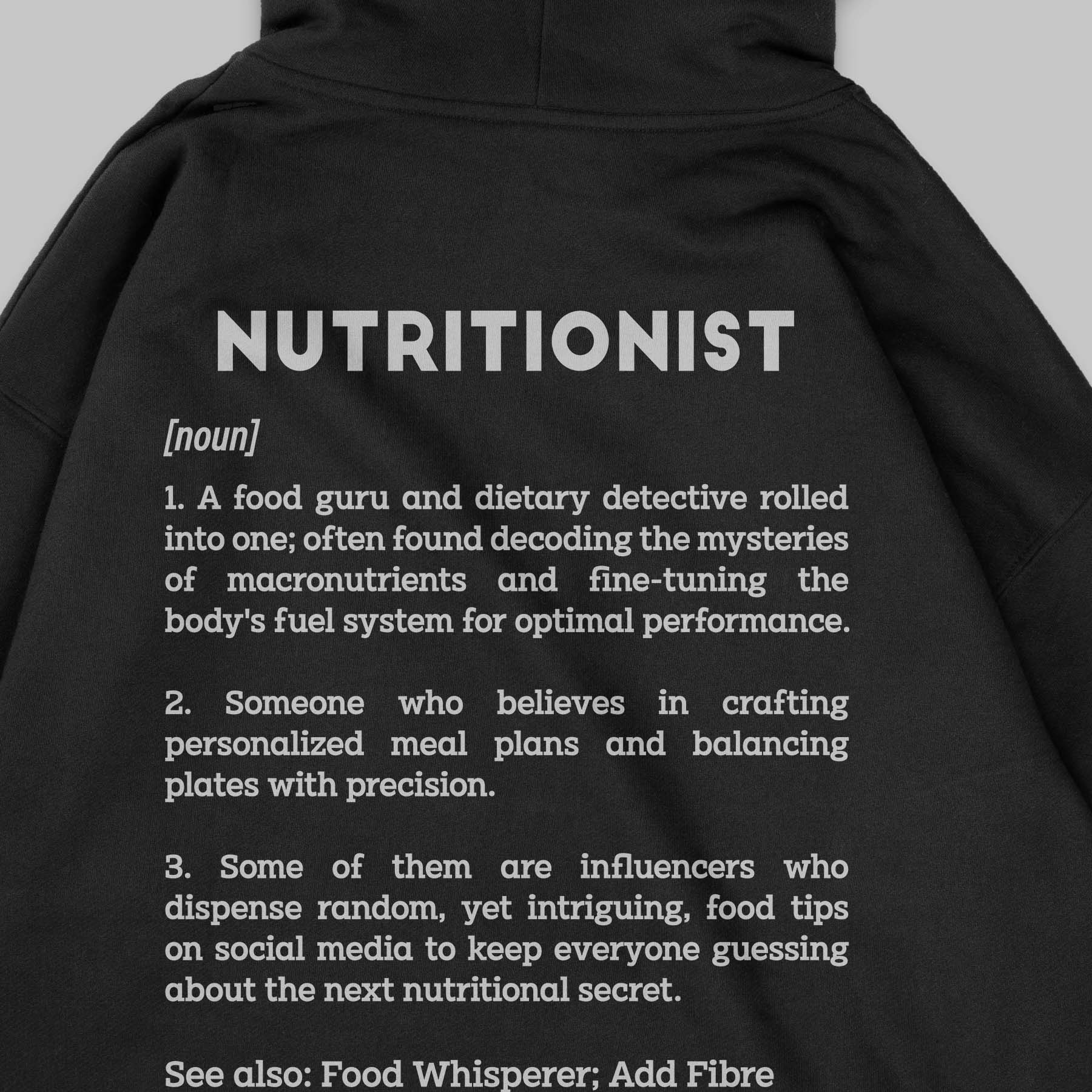 Definition Of Nutritionist - Personalized Unisex Zip Hoodie