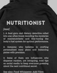 Definition Of Nutritionist - Personalized Unisex Zip Hoodie