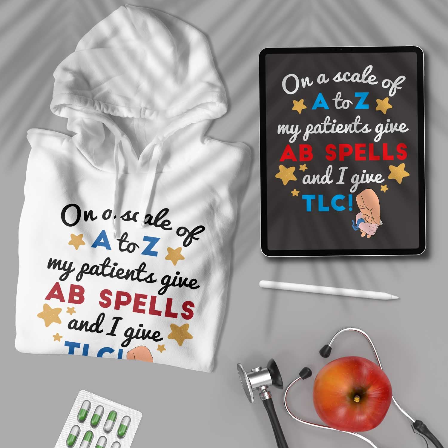 On A Scale Of A To Z - Unisex Hoodie