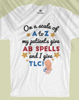 On A Scale Of A To Z - Unisex T-shirt