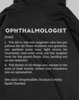 Definition Of Ophthalmologist - Personalized Unisex Zip Hoodie