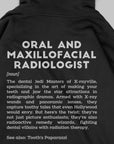 Definition Of Oral & Maxillofacial Radiologist - Personalized Unisex Zip Hoodie