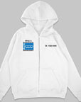 Definition Of Oral & Maxillofacial Radiologist - Personalized Unisex Zip Hoodie