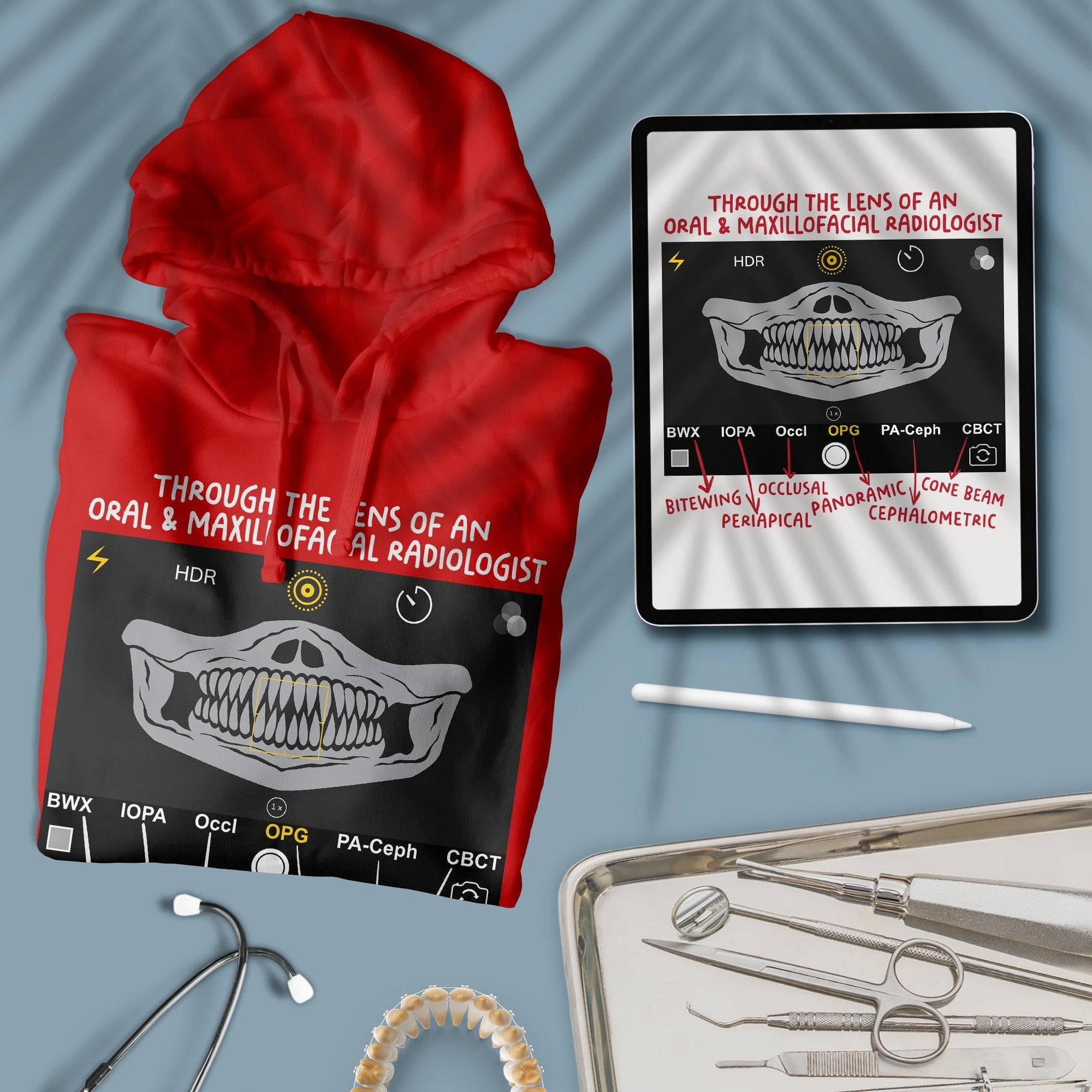 Through The Lens Of An Oral & Maxillofacial Radiologist - Unisex Hoodie