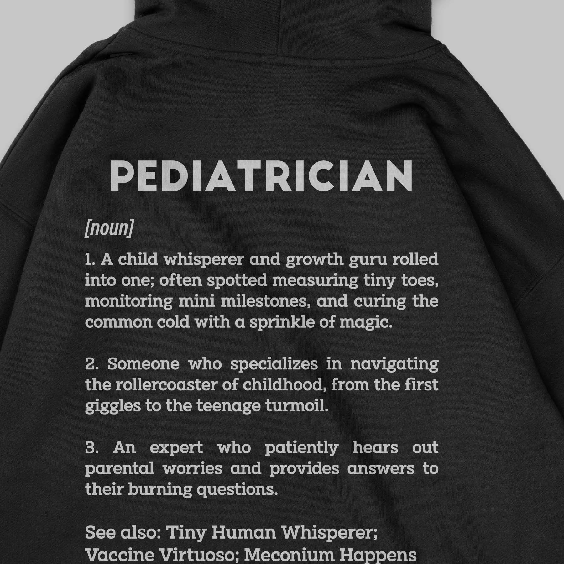 Definition Of Pediatrician - Personalized Unisex Zip Hoodie