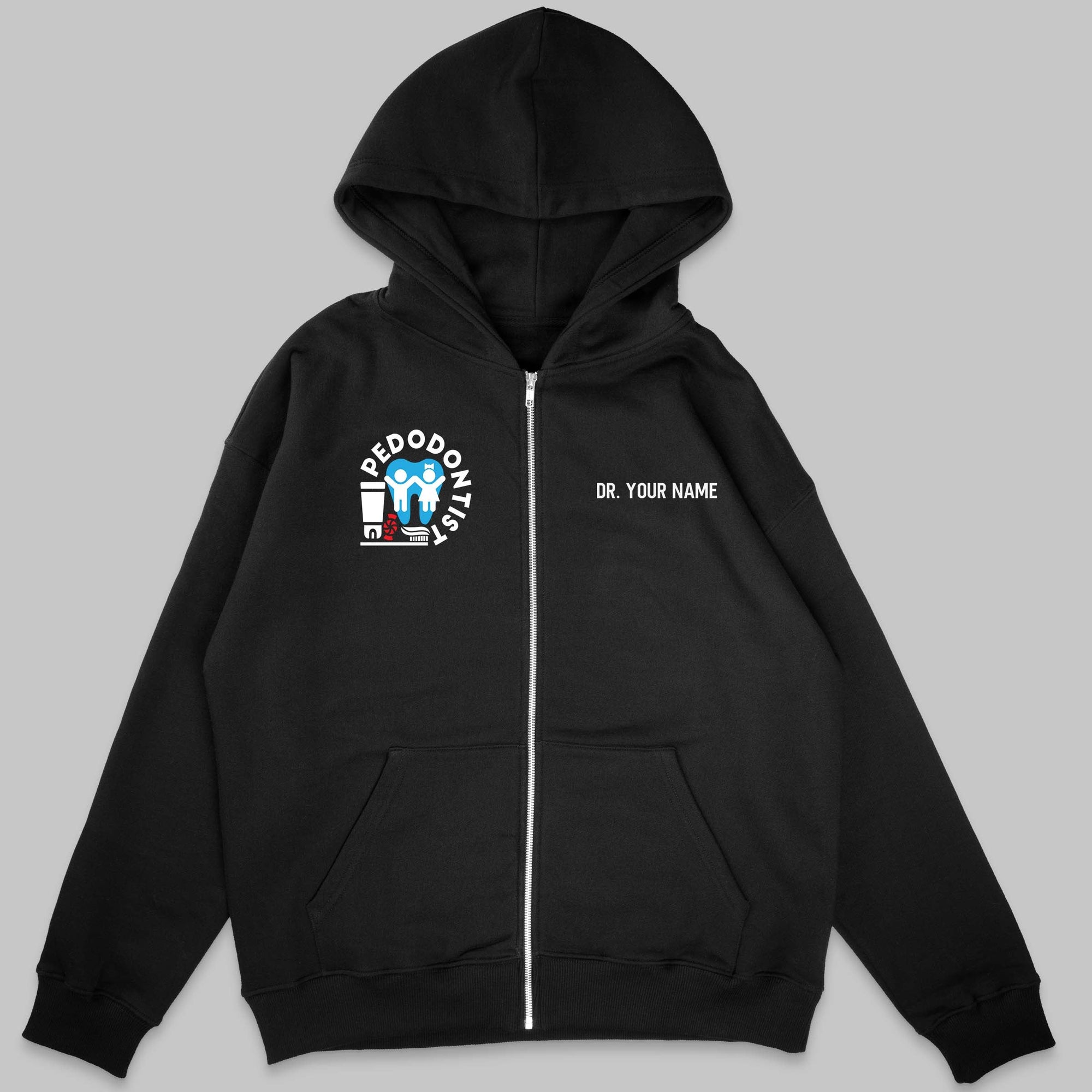 Definition Of Pedodontist - Personalized Unisex Zip Hoodie
