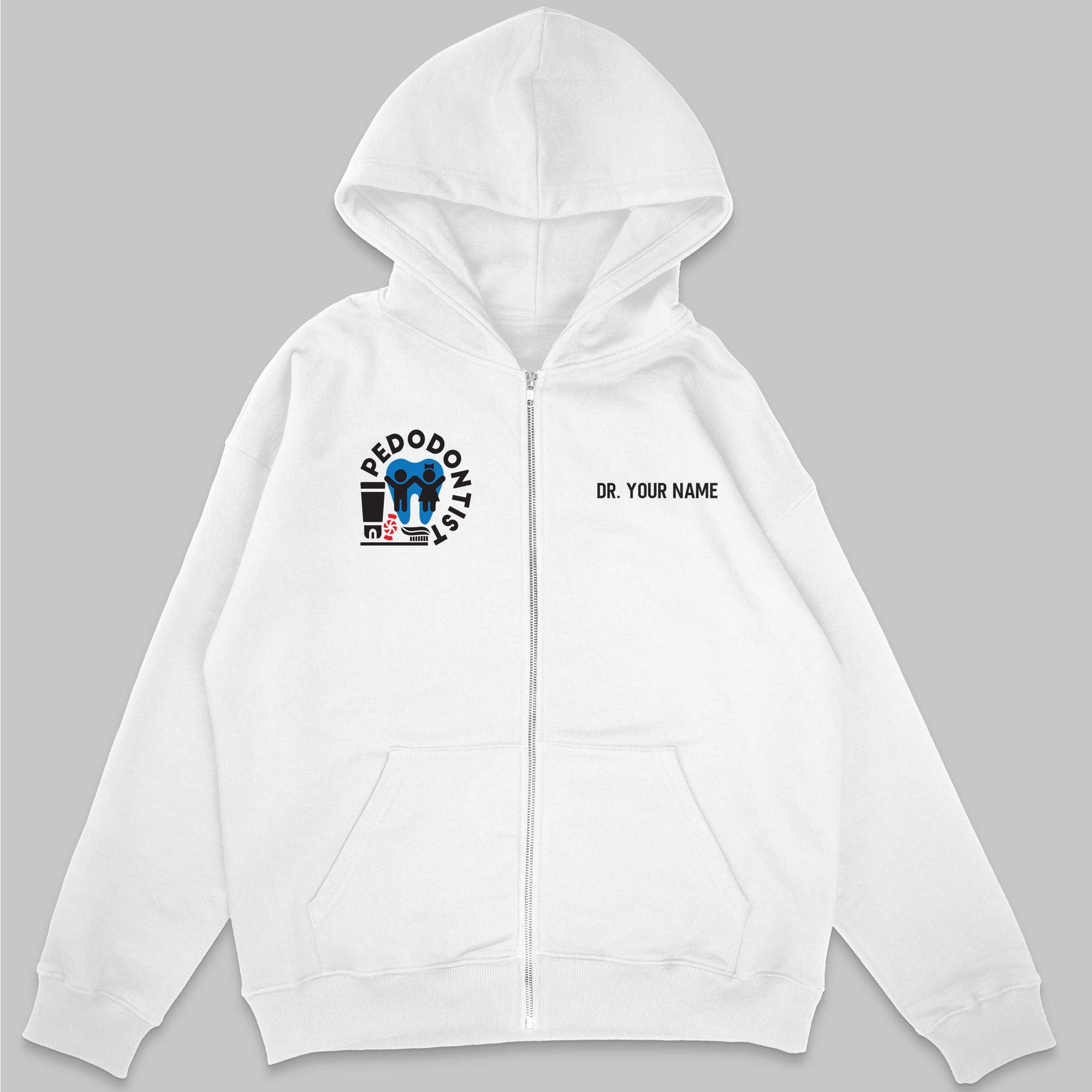 Definition Of Pedodontist - Personalized Unisex Zip Hoodie