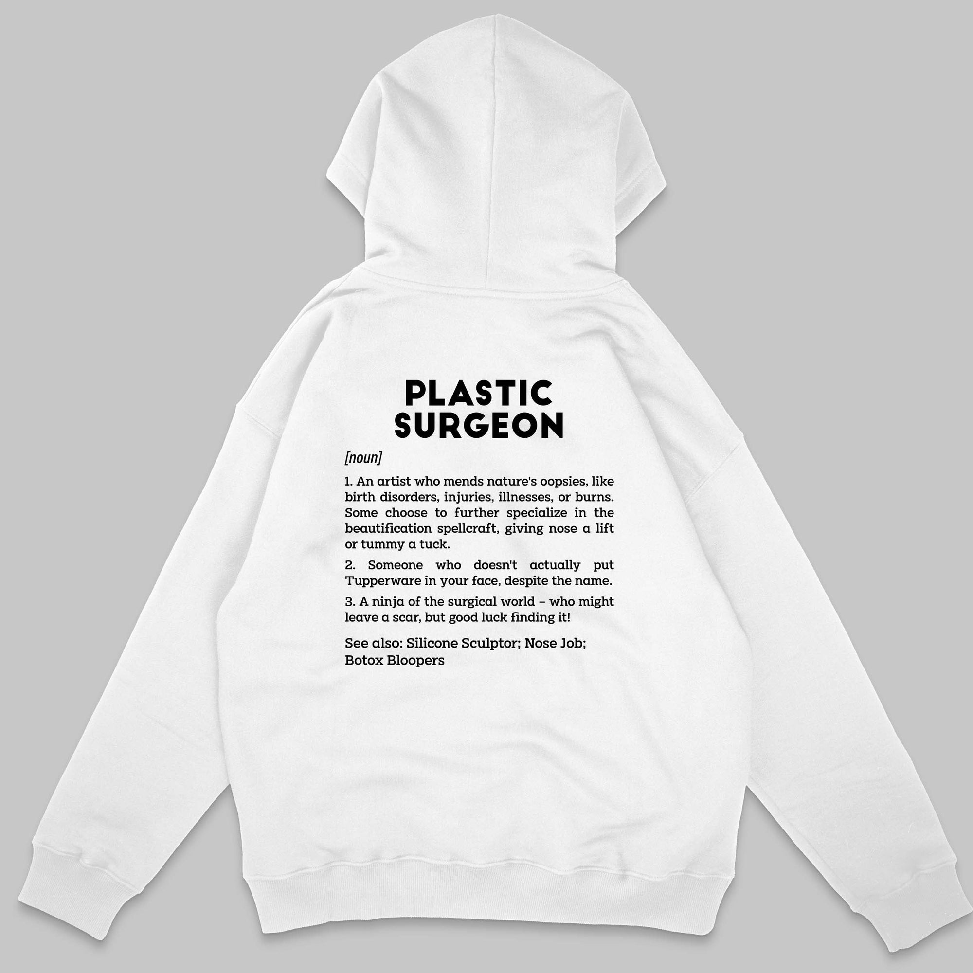 Definition Of Plastic Surgeon - Personalized Unisex Zip Hoodie
