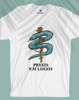 Rod Of Asclepius - Praxis Kai Logos - Men T-shirt