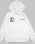 Definition Of Prosthodontist - Personalized Unisex Zip Hoodie