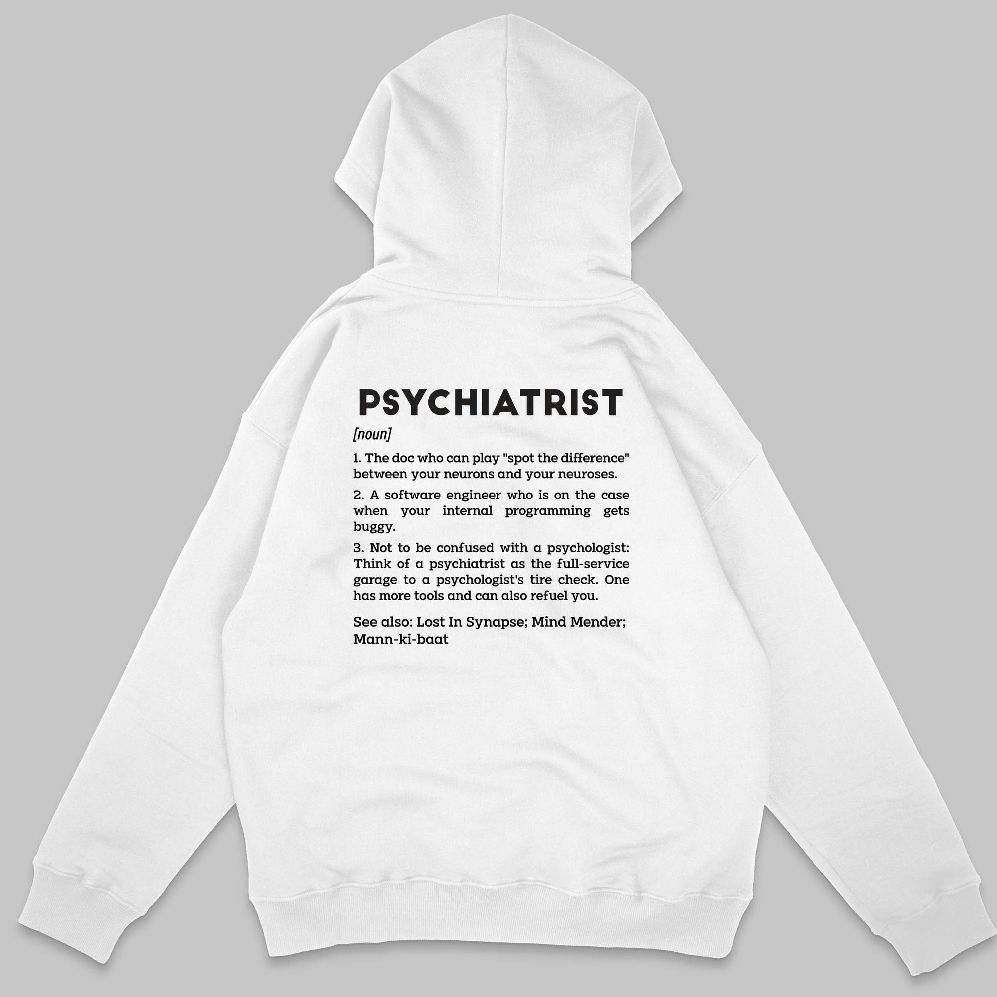 Definition Of Psychiatrist - Personalized Unisex Zip Hoodie