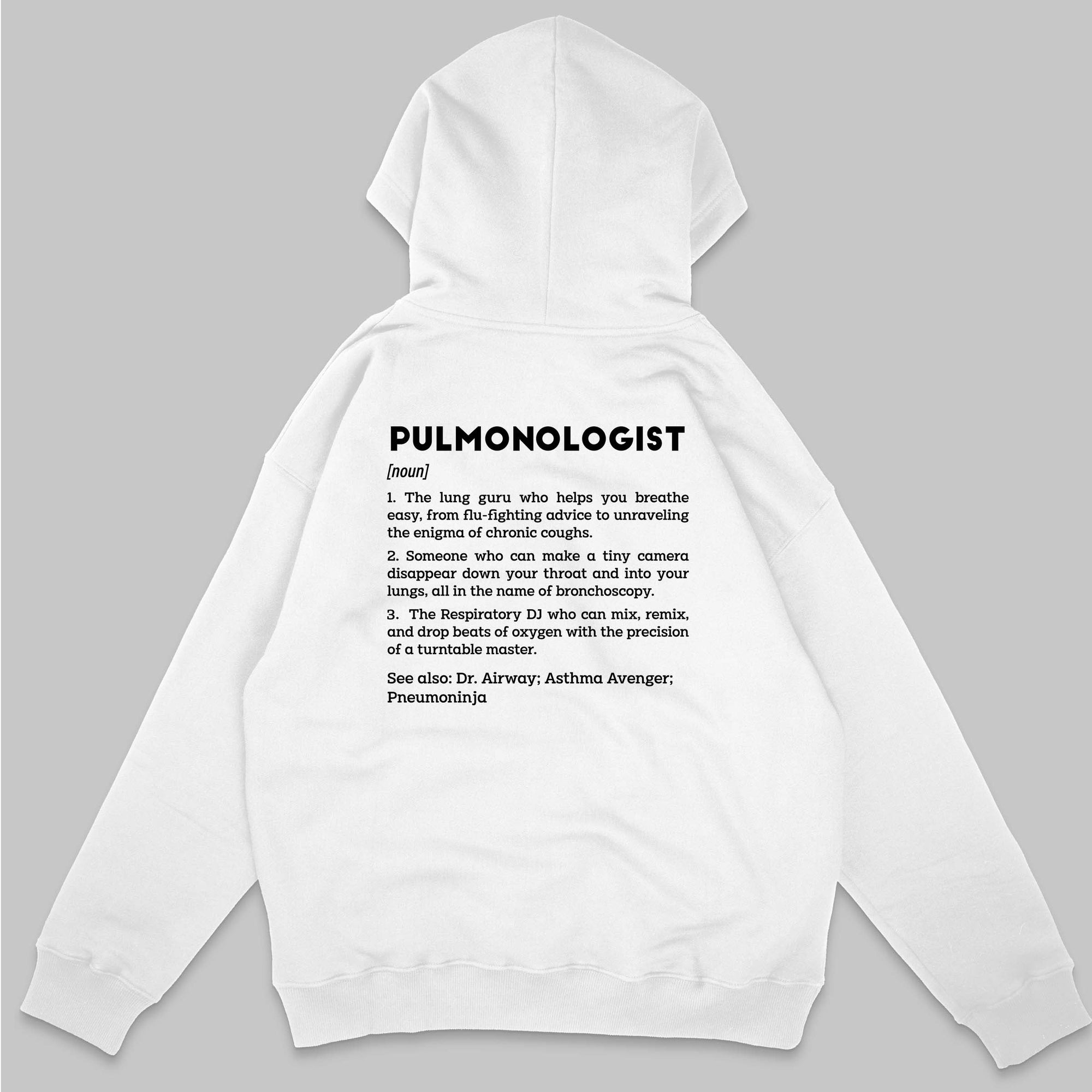 Definition Of Pulmonologist - Personalized Unisex Zip Hoodie