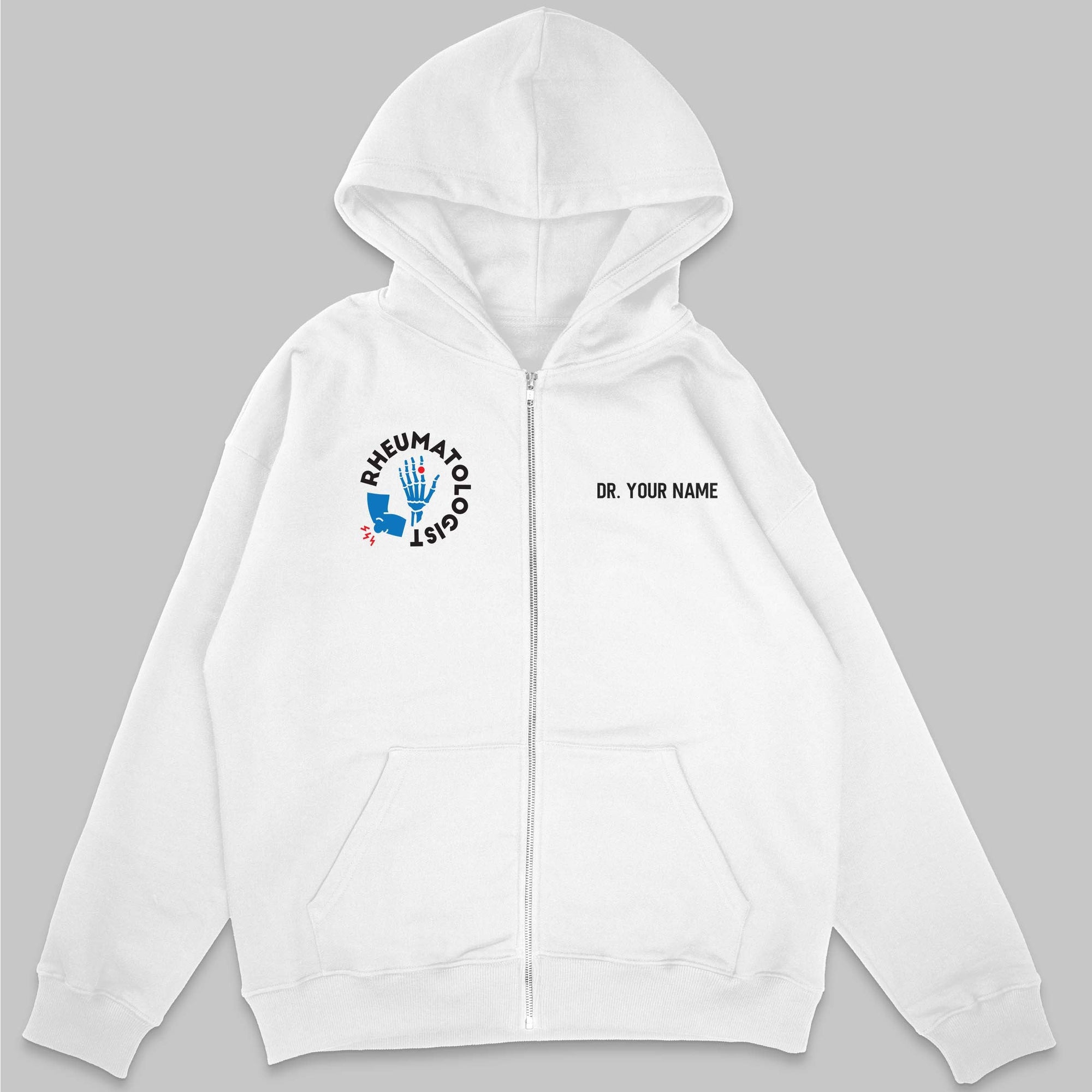 Definition Of Rheumatologist - Personalized Unisex Zip Hoodie
