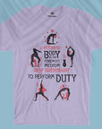 Sharir Madhyam Khalu Dharma Sadhanam - Unisex T-shirt