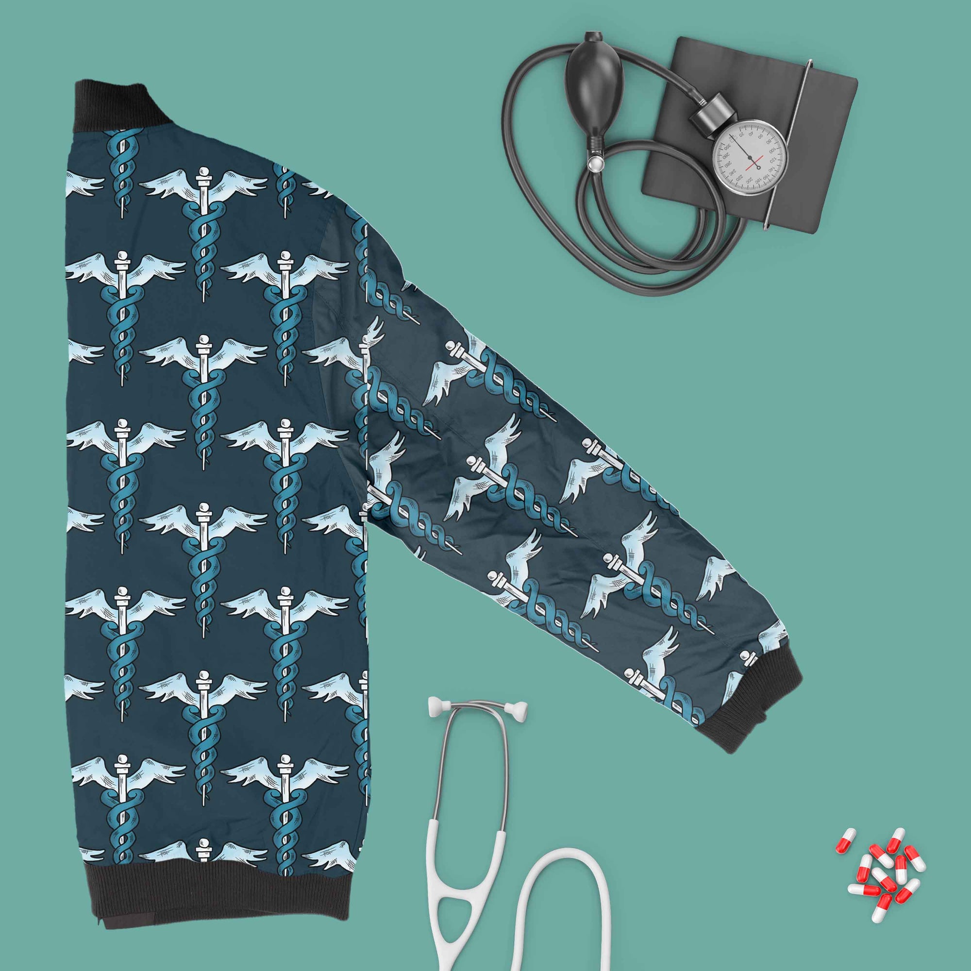 Caduceus - Unisex Printed Jacket