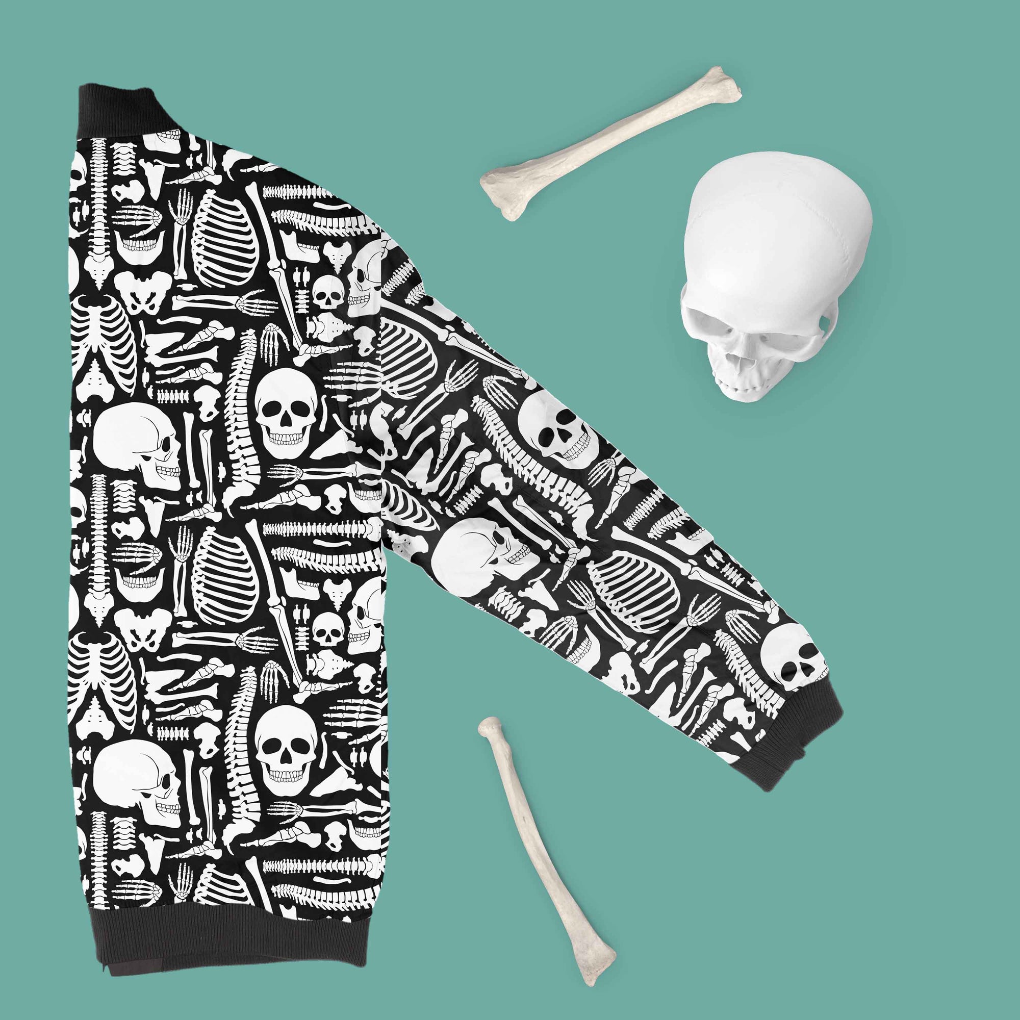Human Bones - Unisex Printed Jacket For Orthopedic Practitioners
