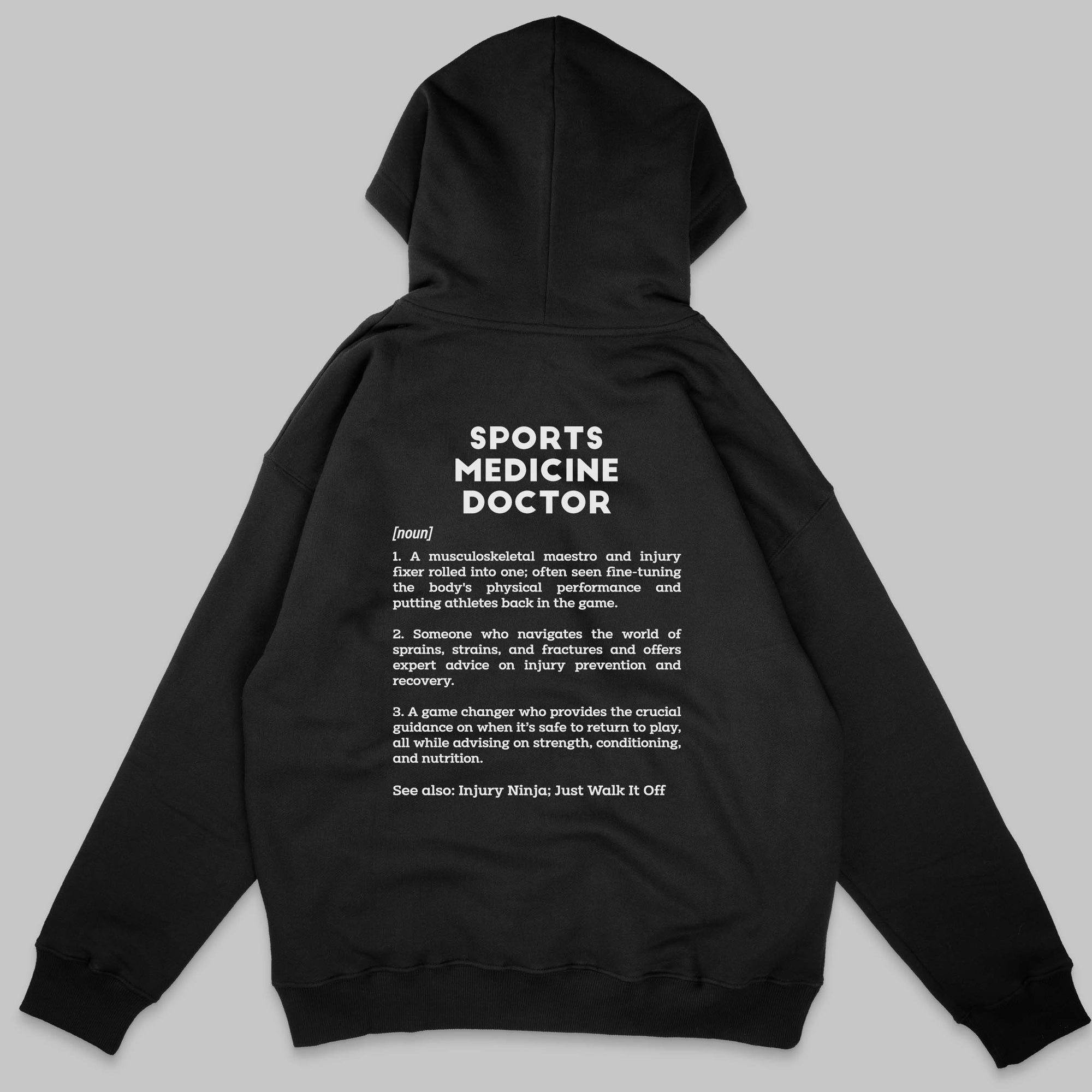 Definition Of Sports Medicine Doctor - Personalized Unisex Zip Hoodie