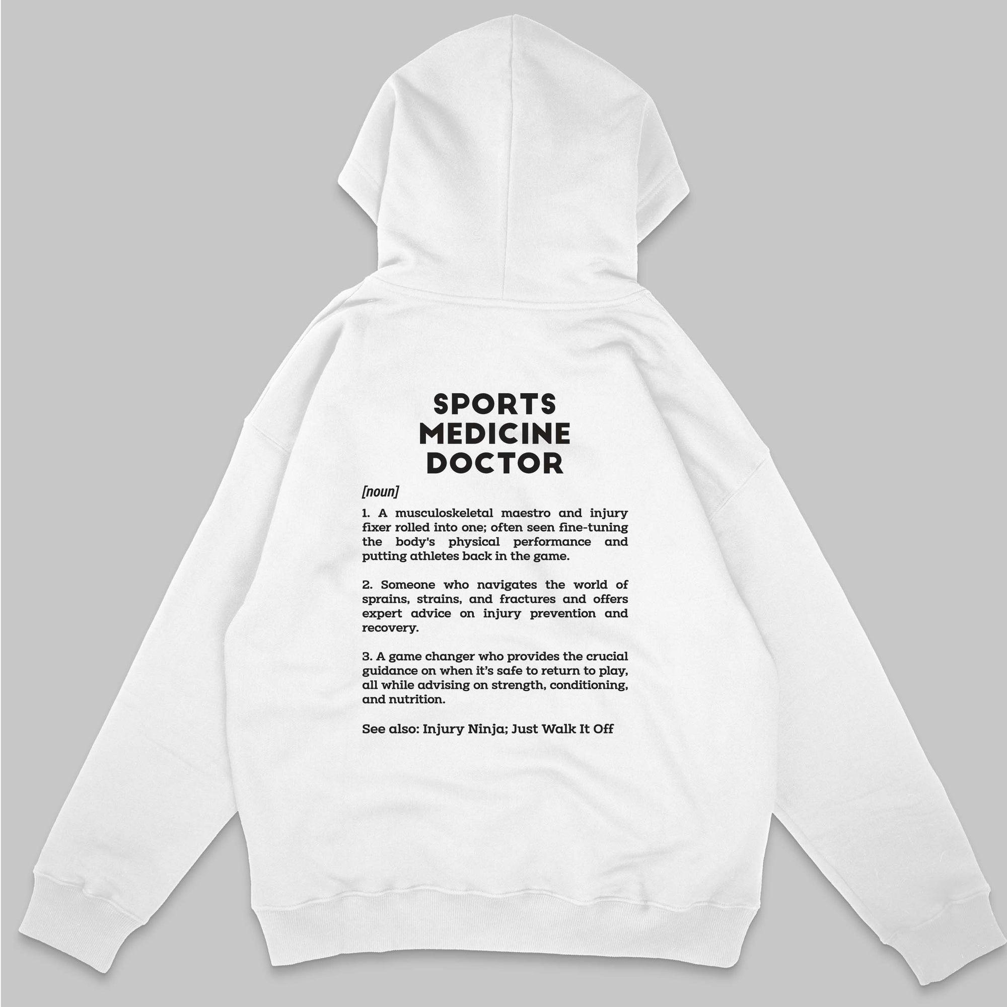 Definition Of Sports Medicine Doctor - Personalized Unisex Zip Hoodie