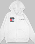 Definition Of Sports Medicine Doctor - Personalized Unisex Zip Hoodie