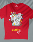Startup Abb Shuru Doodle - Unisex T-shirt