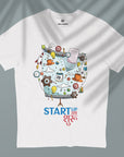 Startup Abb Shuru Doodle - Unisex T-shirt