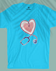 Stethoscope Heart - Men T-shirt
