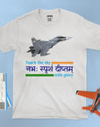 Nabhah Sparsham Diptam - Indian Airforce Motto - Unisex T-shirt
