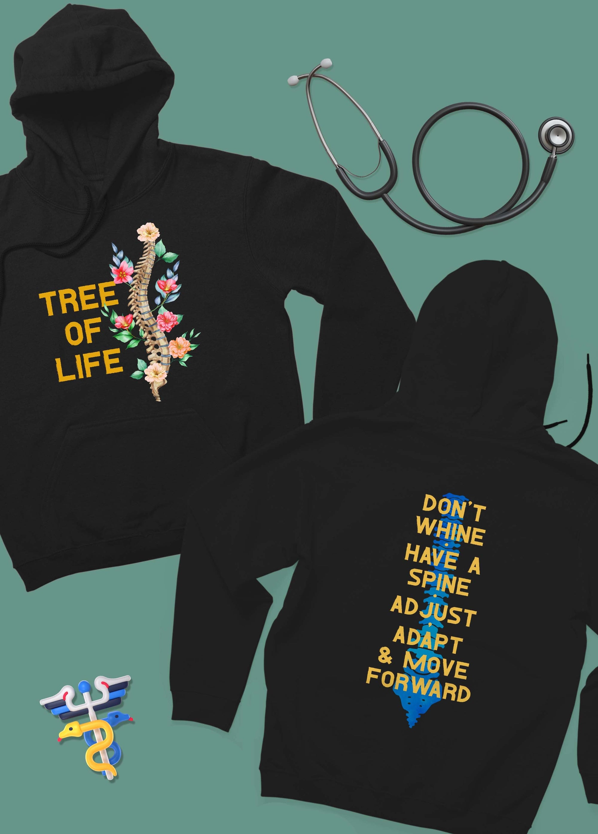 Tree Of Life - Unisex Hoodie For Orthopedic Doctors & Spine Surgeons