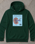 Anatomia Renalis - Postage Stamp - Unisex Hoodie