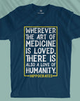 Hippocrates Quote - Men T-shirt
