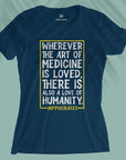 Hippocrates Quote - Women T-shirt